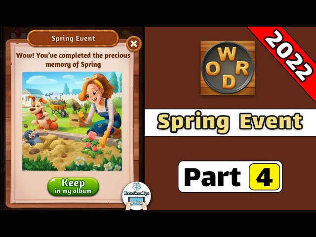 Word Cookies! ® - Spring Event Part 4 [ 2022 ] Answer