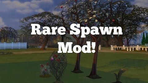 The Sims 4: Mod to Change Rare Spawns