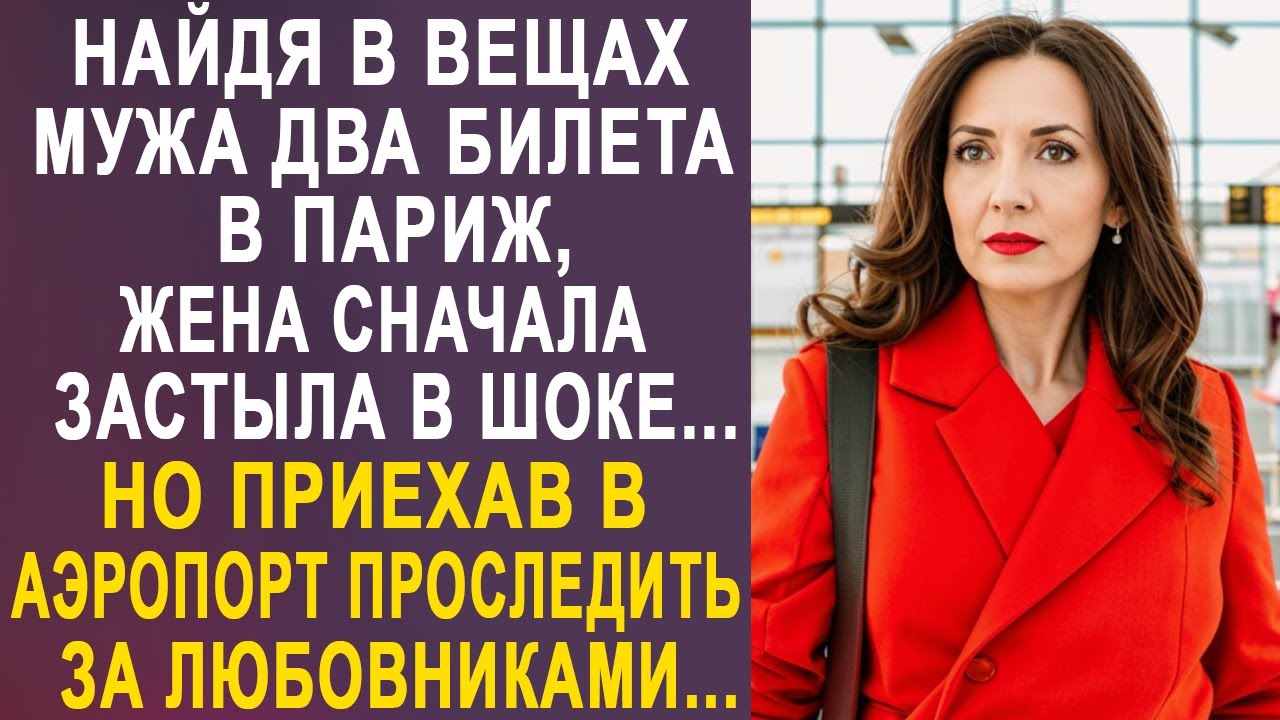 Найдя в вещах мужа два билет в Париж, жена сначала оцепенела. Но ...