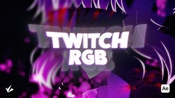 『BASIC RGB TWITCH 』After Effects AMV Tutorial ┃FREE PROJECT FILE