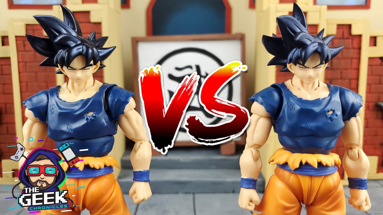 Comparación Goku Ultra Instinct Sign SH Figuarts vs Demoniacal Fit - ¿Cuál  es mejor? - YouTube