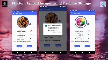 Flutter Tutorial - Upload Images using Firebase Storage.