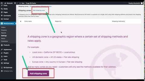 Step 4.3 - Setting Up Shipping in WooCommerce Shipping Zones, Shipping Methods and Rates