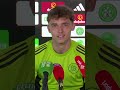 Callum Osmand spoke with the media at Lennoxtown