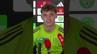Callum Osmand spoke with the media at Lennoxtown