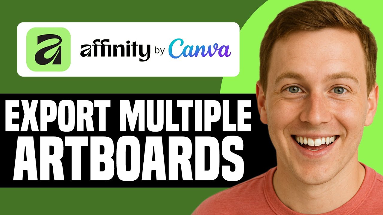 How To Export Multiple Artboards On Affinity 3 (Step By Step) - YouTube