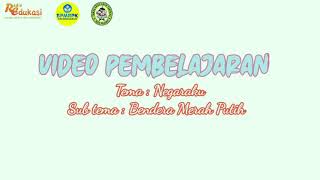Video Pembelajaran Tema : Negaraku | Sub tema : Benderaku [ tugas RE BPMRPK ]
