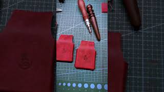 Making a pen case in leather for my sister - Leathercraft