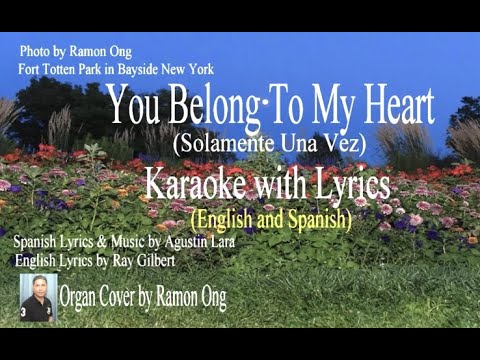You Belong To My Heart (Solamente Una Vez) - Karaoke Cover with Lyrics by Ramon Ong