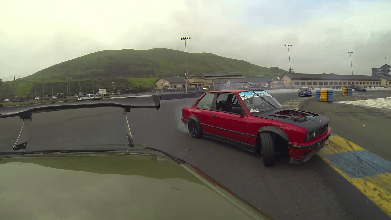 Winter Jam Drift Tandem Sonoma Raceway Turn 11 Matt Madrigali and Donovan Brockway