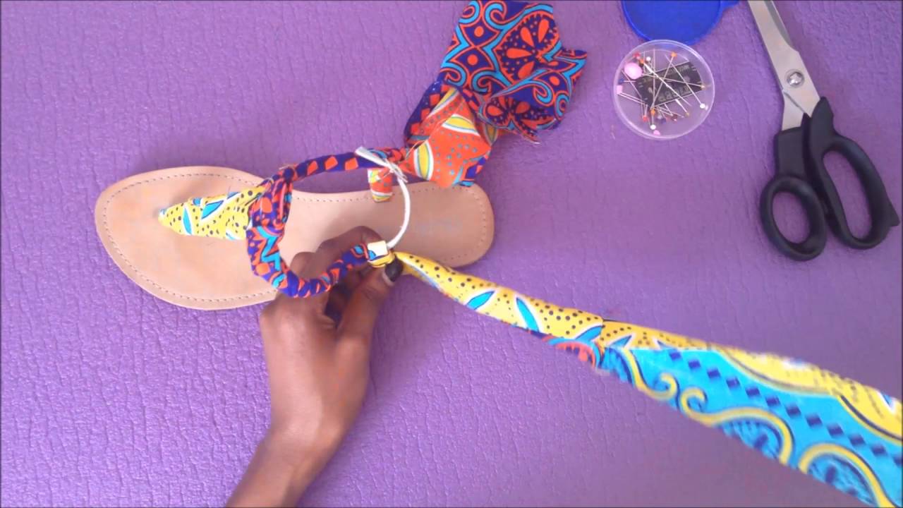 DIY SANDAL TUTORIAL - YouTube