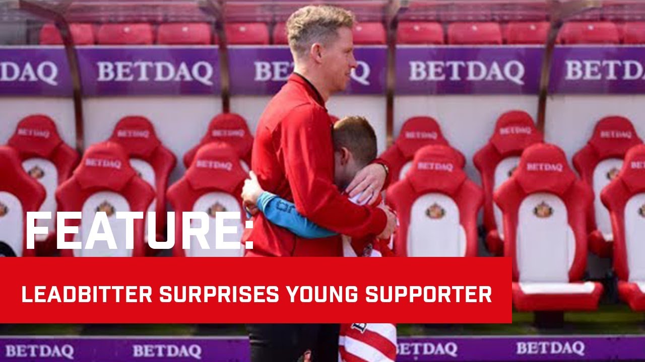 PURE PASSION: Leadbitter surprises young supporter