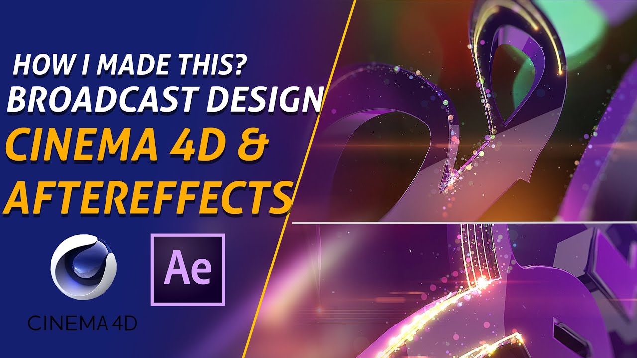 Broadcast Design Tutorial Cinema 4d | After Effects | Strokes ...