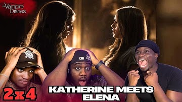 KATHERINE MEETS ELENA!!! VAMPIRE DIARIES SEASON 2 EPISODE 4 REACTION/REVIEW