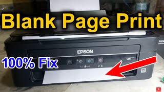 Epson Printer Blank Page Print L110 / L220 / L360 /  L380 || Printer Print Blank Page