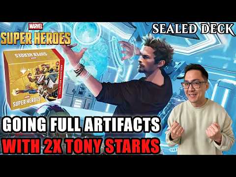 Going Full Artifacts With Double Tony Stark! | Arena Direct | Marvel Super Heroes Sealed Deck | MTGA