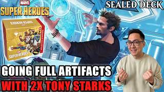 Going Full Artifacts With Double Tony Stark! | Arena Direct | Marvel Super Heroes Sealed Deck | MTGA