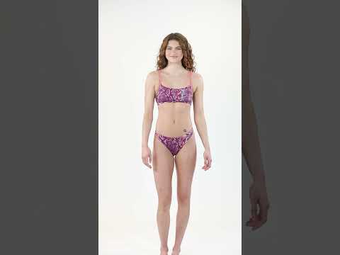 Sporti x Gretchen Walsh Desert Python Tracy Double Strap Bikini Top | SwimOutlet.com
