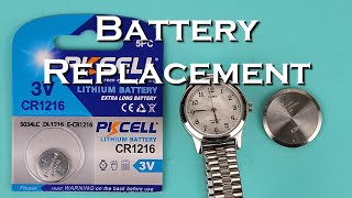 How To Change The Battery On Your Timex Watch  Timex Battery Change