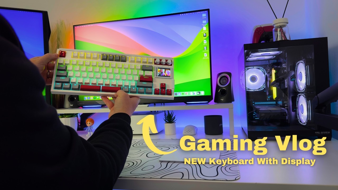 Gaming Vlog 🎮 NEW Skyloong GK87 PRO Keyboard ⌨️ Chill Valorant Vibes 🌤️