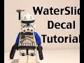 Lego How To Make and Apply WaterSlide Decals