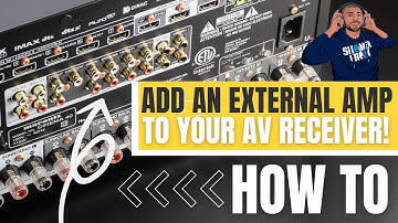 How to add an External Amplifier to your Home Theater Receiver!