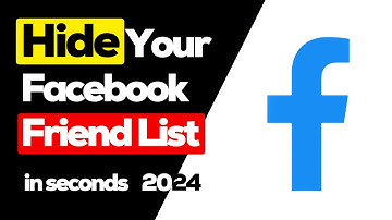 How to Hide Facebook Friends List Easy and Fast 2024