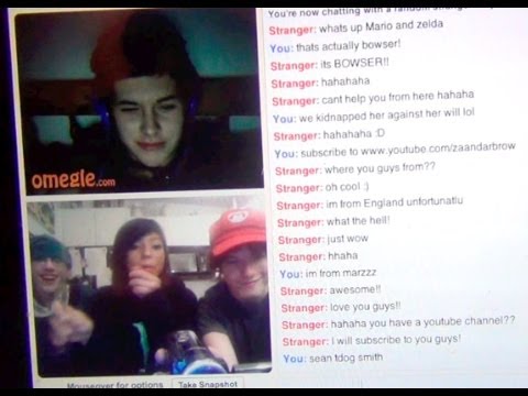 Omegle Chat with Mario and Link!