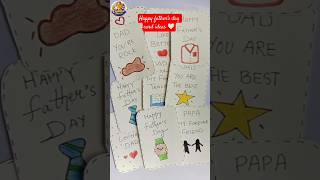 10 Easy Father's Day Mini Card Ideas ❤️ | Handmade DIY Cards for Dad💌💞😘🌸#FathersDay #shorts#diy