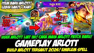 CARA MAIN ARLOTT PATCH TERBARU + TIPS ARLOTT TERKUAT❗BUILD ARLOTT TERSAKIT 2026❗TOP GLOBAL ARLOTT