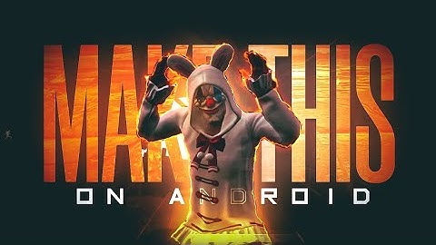 Make This Pubg Mobile Montage Thumbnail On Android! 777