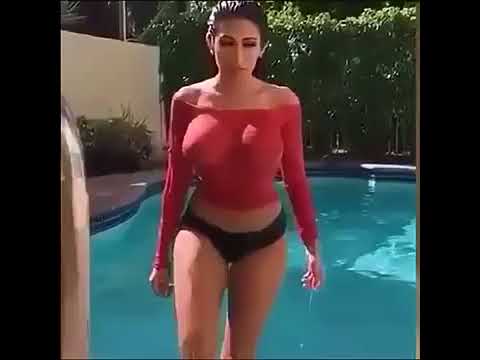 Sexy girl huge wet boobs