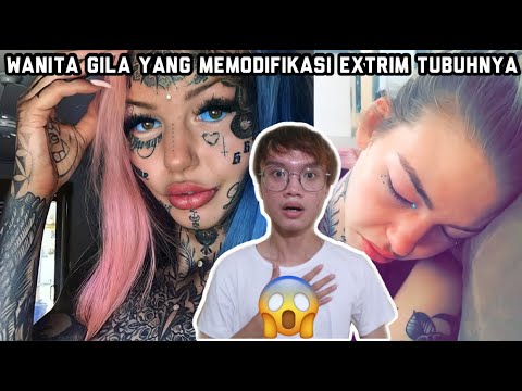 Video: Gadis Itu Menghabiskan 1,5 Juta Rubel Untuk Mata Dan Tubuh Bertato