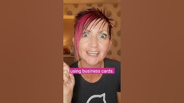 Stop ✋ using Business cards at networking events & do this instead... #shorts