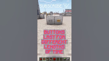 BUTTONS give DIFFERENT LENGTHS of REDSTONE SIGNALS! | Redstone with PsiVolt #minecraft #redstone