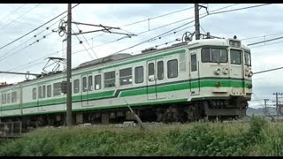 新潟115系で最初にリニューアル改造を受けたN28編成　115系N28+S2　1323M　信越本線　柏崎発新潟行