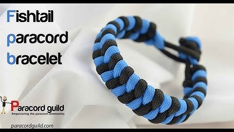 Fishtail paracord bracelet