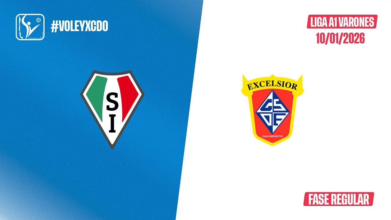 🏐 Stadio Italiano vs Excelsior - Liga A1 - Vóleibol Varones