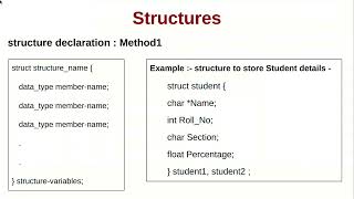 C Structure in kannada | Declaring structure, Initializing and Accessing Structure members C
