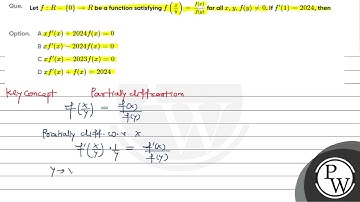 Que  L st    f  R   0    rightarrow R    be a function satisfying    f left  frac x  y  right   ....