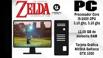 Zelda Ocarina of Time Unreal Engine 4 [4.24]| FrameRate Test | GTX 1050 |