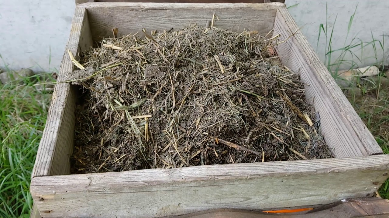 Mein neues Kompostsieb für die Schiebetruhe