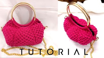 Macrame Hand Bag Tutorial – a unique, inspired design | Sling Bag