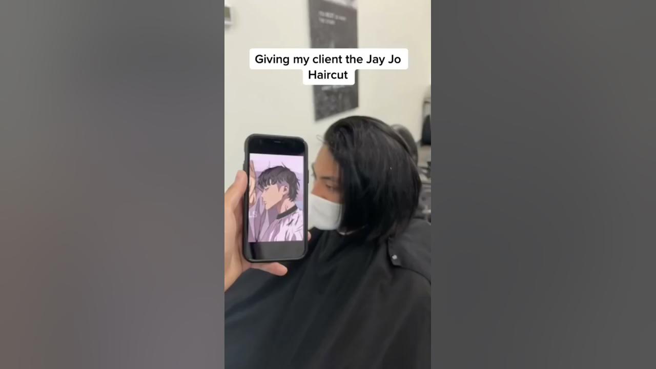 Giving my client the Jay Jo Haircut #shorts #haircut #jayjo #mullet