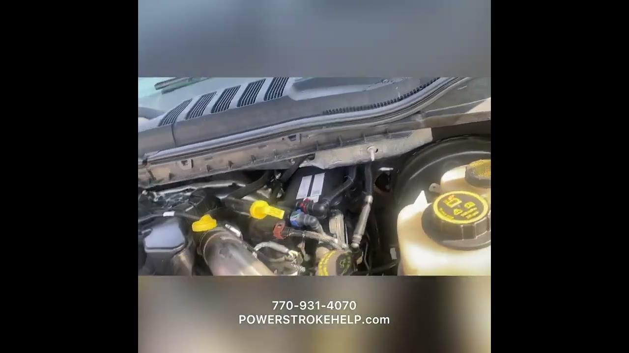 6.7L POWERSTROKE NO START P0191 P0193 - YouTube