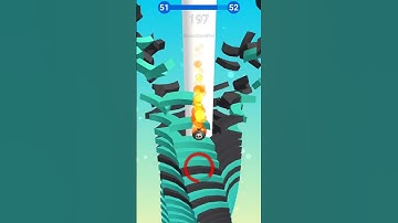 stack ball level 51 | stack ball 3d game   #shorts #stackball