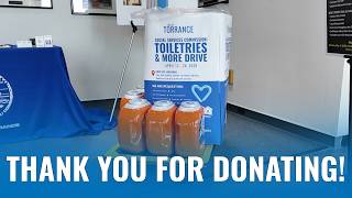 Toiletry Drive Donations