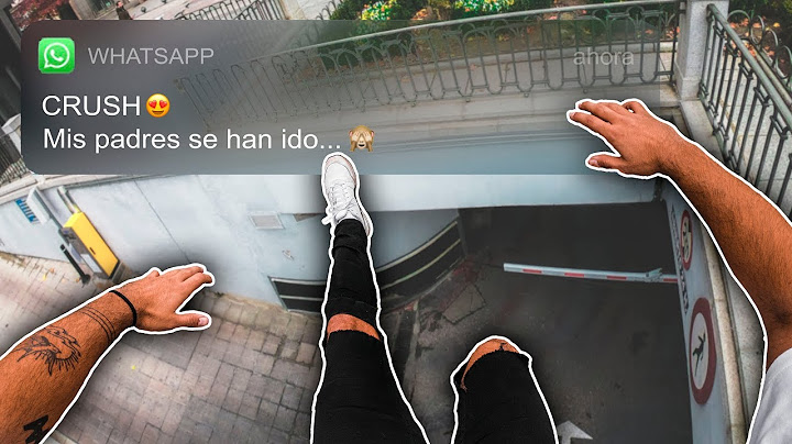 Cuando te dice que está sola en casa 🏃💨 *PARKOUR POV*