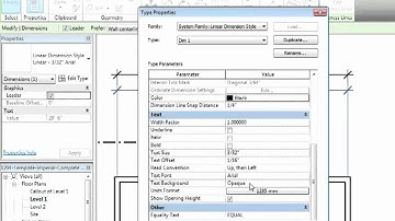 Advanced Revit Architecture 2012 Tutorial - Dimensions