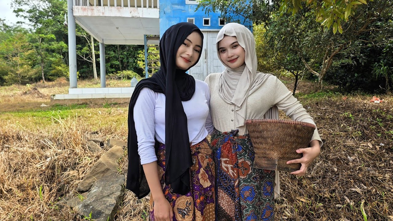 WOOW...BIKIN NAPER SEMUA ORANG‼️GADIS DESA CANTIK ALAMI AKTIVITAS DI KEBUN